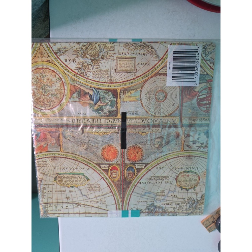 Cleo Gift Wrap OLD WORLD MAP HISTORY NIP Vintage 2 Sheets CLEO Total 8.3 sq ft - Picture 4 of 4
